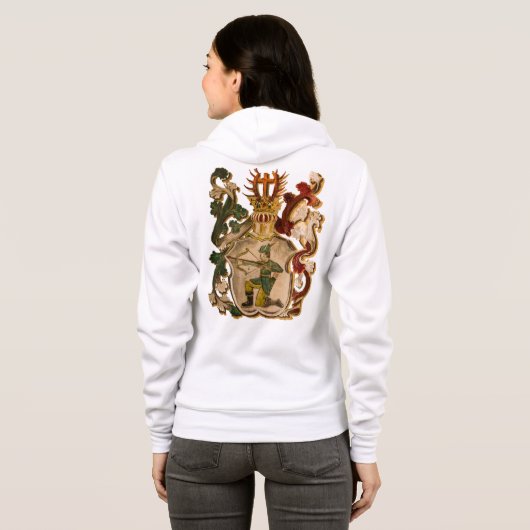 Sagittarius  Coat of Arms Hoodie Jacket パーカ (裏面フル)