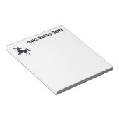 Sagittarius Constellation Line Art – Cosmic Zodiac ノートパッド (アングル)