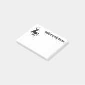 Sagittarius Constellation Line Art – Cosmic Zodiac ポストイット (アングル)