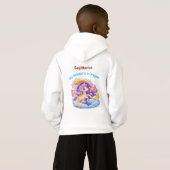Sagittarius Dragon Friend Zodiac Kids Hoodie Pullo (裏面フル)