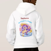 Sagittarius Dragon Friend Zodiac Kids Hoodie Pullo (裏面)