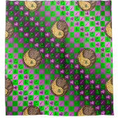 Sagittarius & Earth Goat シャワーカーテン (正面)