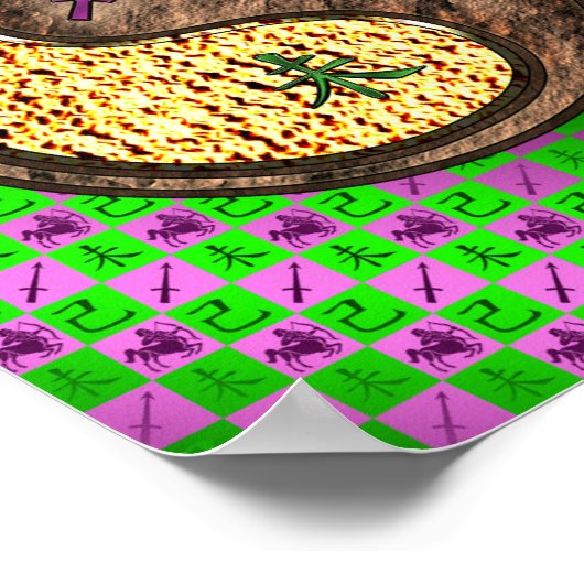 Sagittarius & Earth Goat ポスター (角)