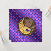 Sagittarius & Earth Ox カード (正面/裏面インサイチュ)