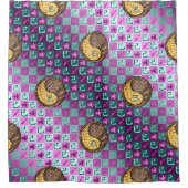 Sagittarius & Earth Snake シャワーカーテン (正面)