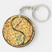 Sagittarius & Fire Dog キーホルダー (裏面)