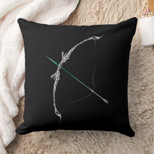 Sagittarius – Minimalist Zodiac Decorative Pillow クッション (ブランケット)