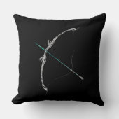 Sagittarius – Minimalist Zodiac Decorative Pillow クッション (正面)