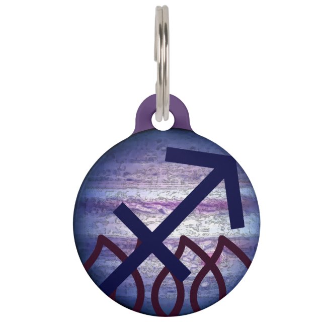 Sagittarius Pet ID Tag  ペット　ネームタグ (正面)
