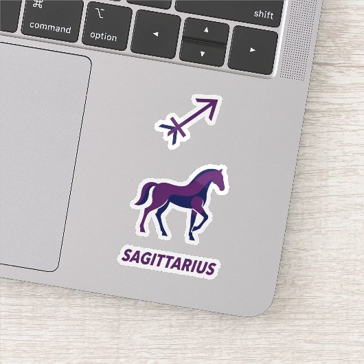 Sagittarius Purple Geometric Stallion シール (詳細)