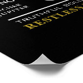 Sagittarius Sign of the Zodiac, Astrological ポスター (角)