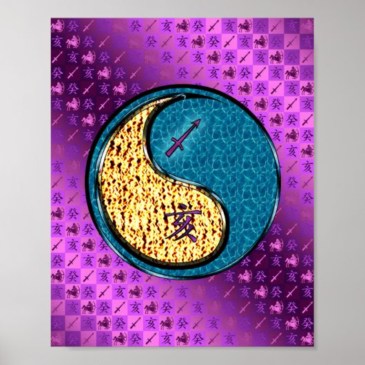 Sagittarius & Water Boar ポスター (正面)