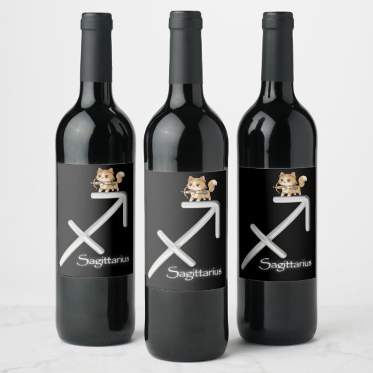 Sagittarius Wine Label ワインラベル (ボトル)