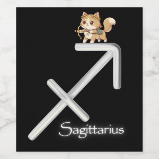 Sagittarius Wine Label ワインラベル (シングルラベル)
