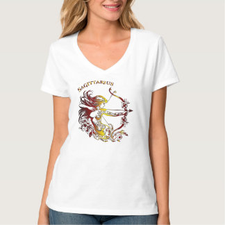 Sagittarius Women V-Shirt Tシャツ