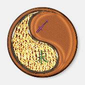 Sagittarius & Wood Goat マグネット (正面)