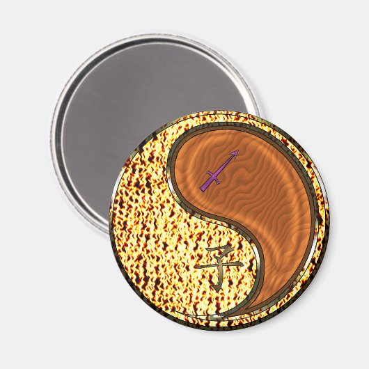 Sagittarius & Wood Rat マグネット (正面/裏面)