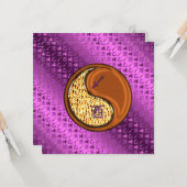 Sagittarius & Wood Rooster カード (正面/裏面インサイチュ)