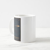 Sagittarius Zodiac Art – Celestial Archer コーヒーマグカップ (正面左)