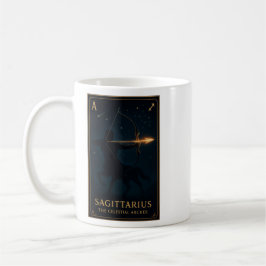 Sagittarius Zodiac Art – Celestial Archer コーヒーマグカップ