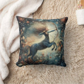Sagittarius Zodiac Astrology Mystical Birthday クッション (ブランケット)