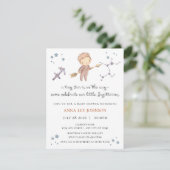 Sagittarius Zodiac Baby Shower Invitation シーズンカード (スタンド正面)