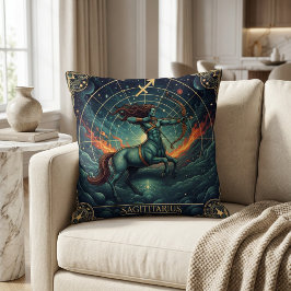 Sagittarius Zodiac Celestial クッション