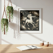 Sagittarius Zodiac Celestial Astrology ポスター