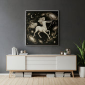 Sagittarius Zodiac Celestial Astrology ポスター