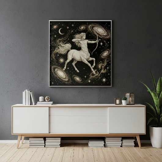 Sagittarius Zodiac Celestial Astrology ポスター