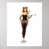 Sagittarius Zodiac Illustration – Hand Drawn ポスター (正面)