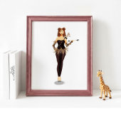 Sagittarius Zodiac Illustration – Hand Drawn ポスター