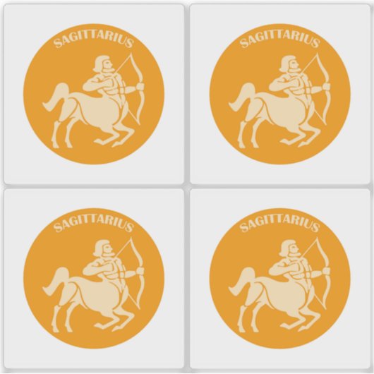 Sagittarius, Zodiac Sign, Horoscope, Astrology シール (正面)