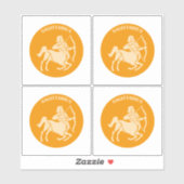 Sagittarius, Zodiac Sign, Horoscope, Astrology シール (シート)