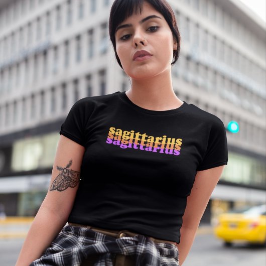 Sagittarius Zodiac Sign | Purple Power Color Tシャツ