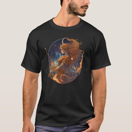 Sagittarius Zodiac Sign Tシャツ (正面)