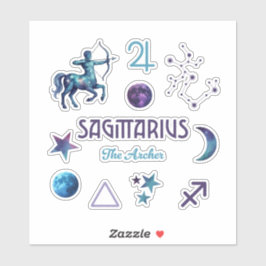 Sagittarius Zodiac Sticker Collection シール