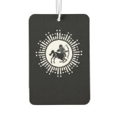 Sagittarius Zodiac Symbol with Starburst カーエアーフレッシュナー (裏面)