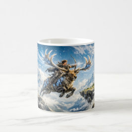 Sagittarius Zodiac with Warrior Riding a Majestic  コーヒーマグカップ