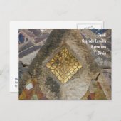 Sagrada Familiaからのモザイク ポストカード (正面/裏面)