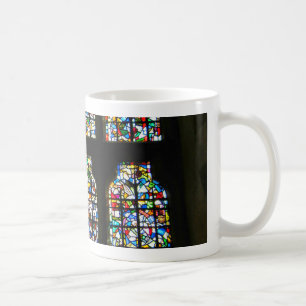 Sagrada Familiaのステンドグラスのバルセロナの写真 コーヒーマグカップ