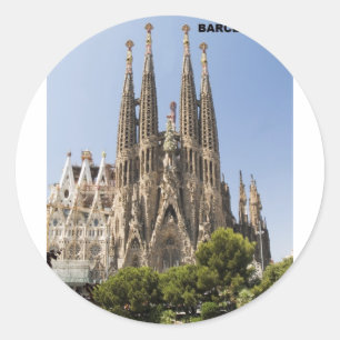 Sagrada Familiaバルセロナスペイン ラウンドシール