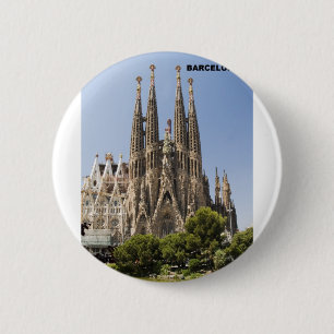 Sagrada Familiaバルセロナスペイン 缶バッジ