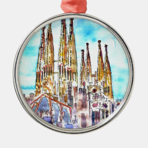 Sagrada Familiaバルセロナ メタルオーナメント