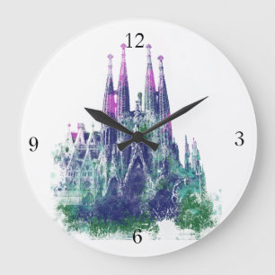 Sagrada Familiaバルセロナ ラージ壁時計