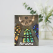 Sagrada Familia。 インテリア ポストカード (スタンド正面)