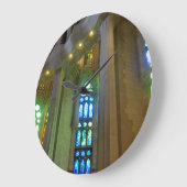 Sagrada Familia。 インテリア ラージ壁時計 (傾斜)