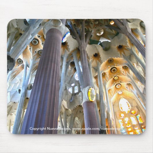Sagrada Familia、バルセロナ マウスパッド (正面)