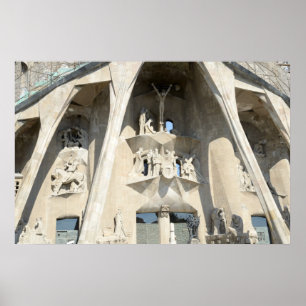 Sagrada Familia。 情熱の正面 ポスター