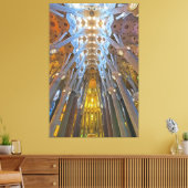 Sagrada Familia architecture, Barcelona キャンバスプリント (インサイチュ (リビング))